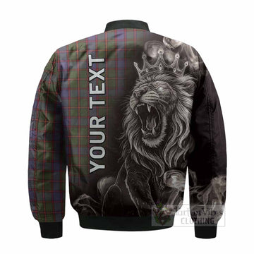 Skene Tartan Bomber Jacket Roaring Lion Heritage