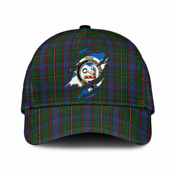 Skene Tartan Classic Cap with Family Crest In Me Style