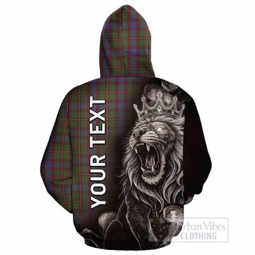 Skene Tartan Cotton Hoodie Roaring Lion Heritage