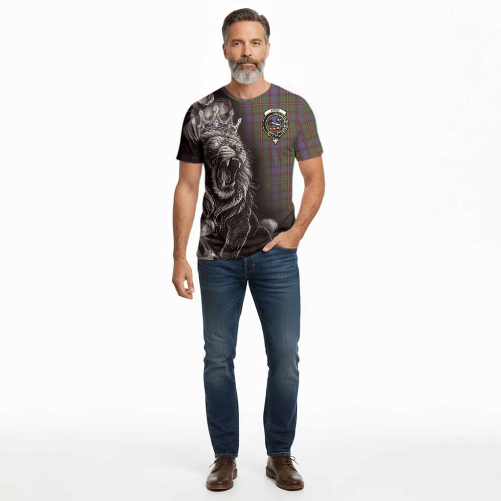 Skene Tartan Cotton T-shirt Roaring Lion Heritage