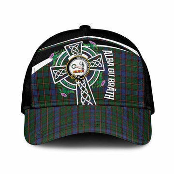 Skene Tartan Crest Classic Cap Scottish Thistle Celtic Cross Alba Gu Brath