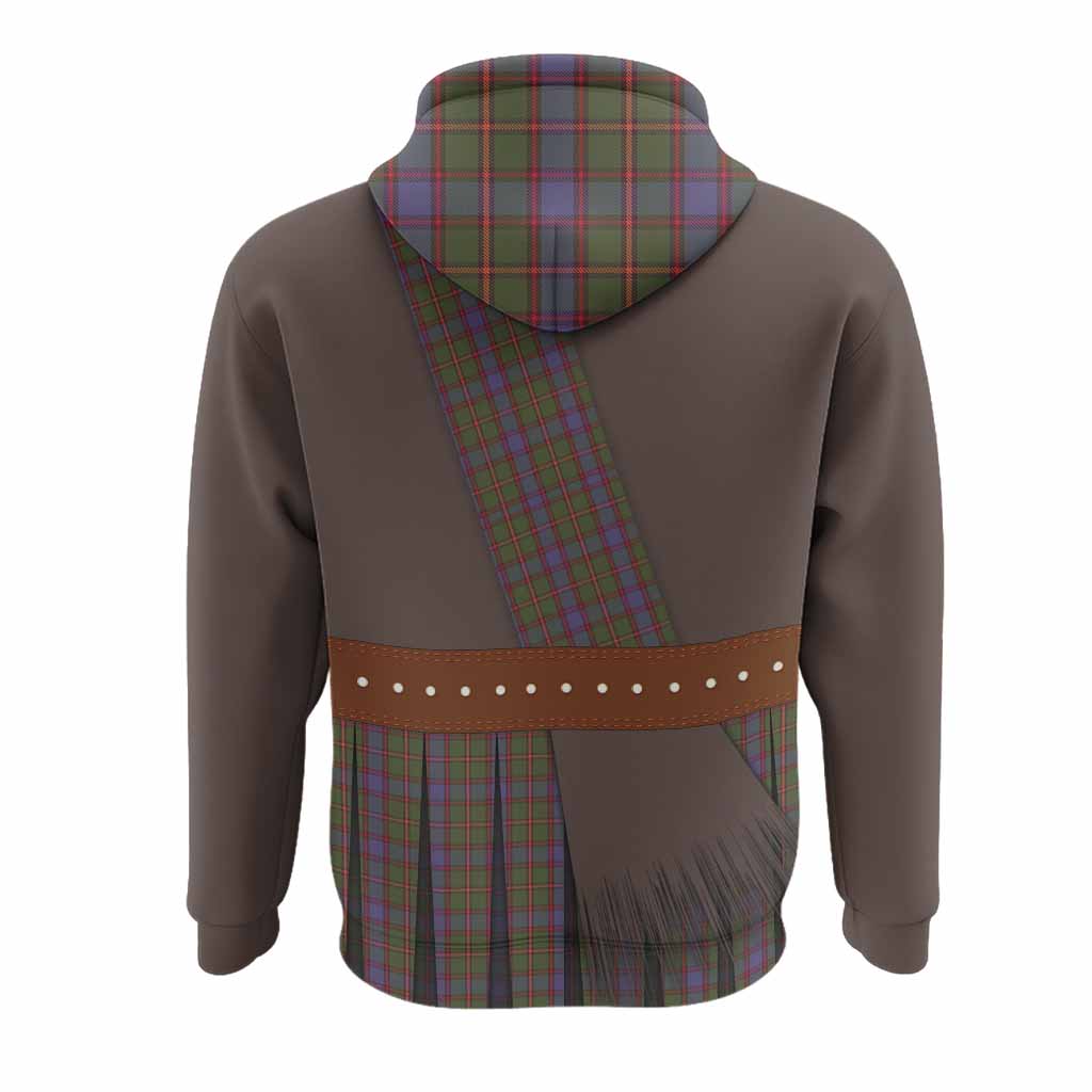 Skene Tartan Crest Hoodie Kilt Costume Style