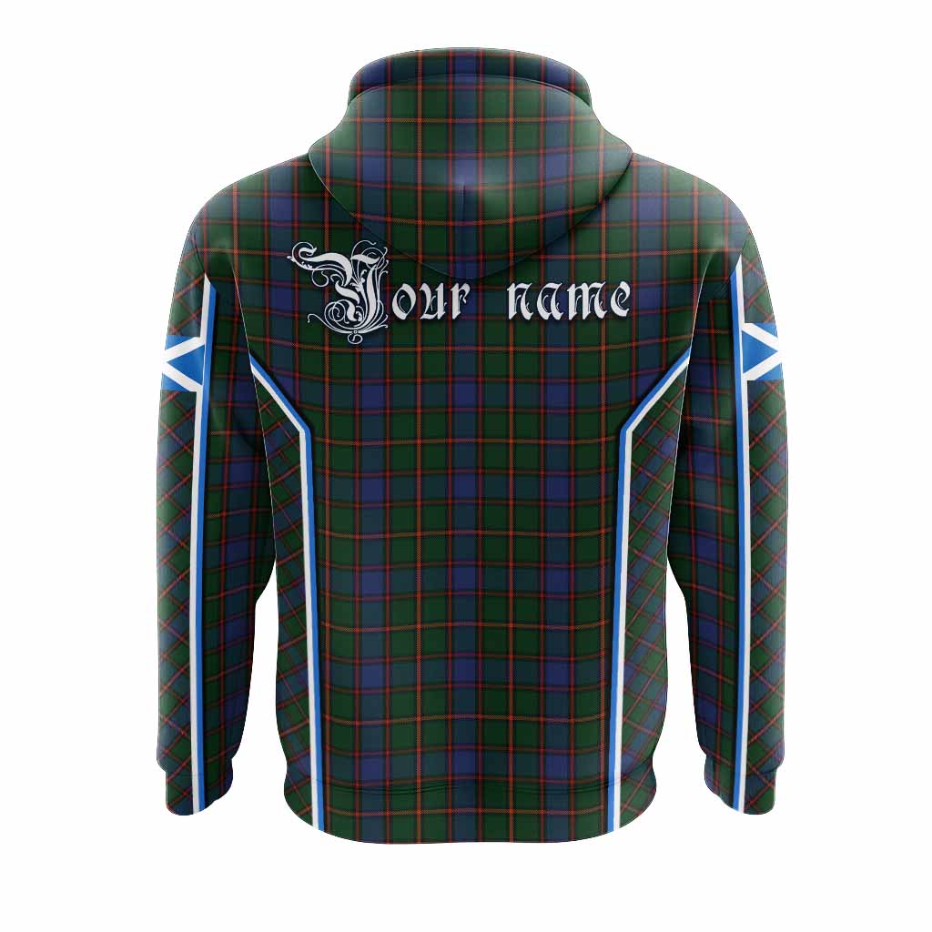 Skene Tartan Crest Hoodie Scotland Coat of Arm Flag Style - Tartan Vibes Clothing