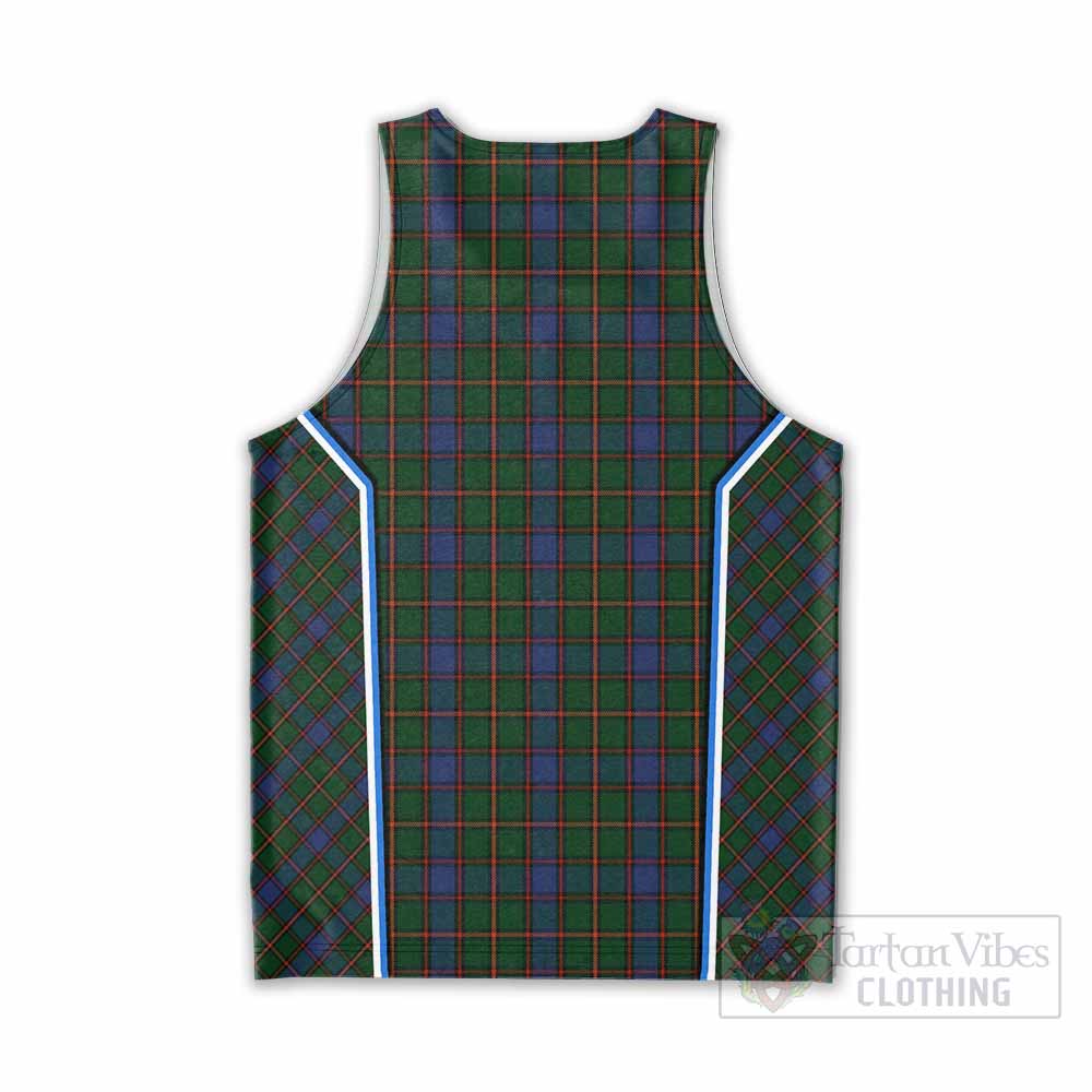 Skene Tartan Crest Men Tank Top Scotland Coat of Arm Flag Style - Tartan Vibes Clothing