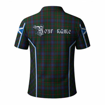 Skene Tartan Crest Polo Shirt Scotland Coat of Arm Flag Style - Tartan Vibes Clothing