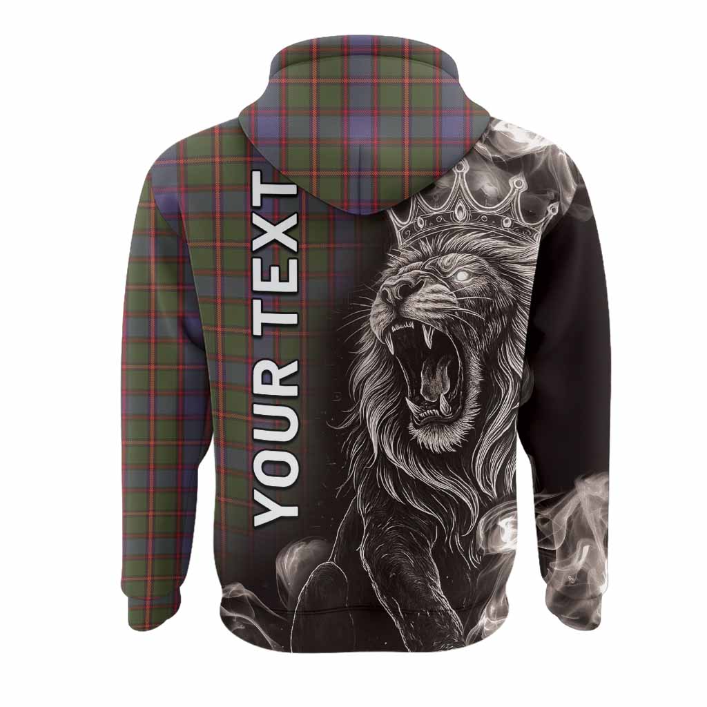 Skene Tartan Hoodie Roaring Lion Heritage