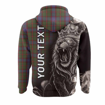 Skene Tartan Hoodie Roaring Lion Heritage