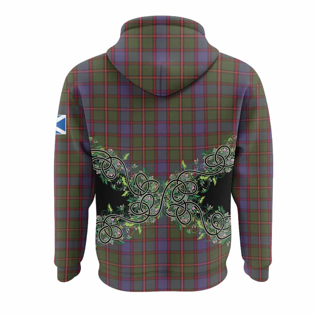 Skene Tartan Hoodie Thistle Scottish Spirit