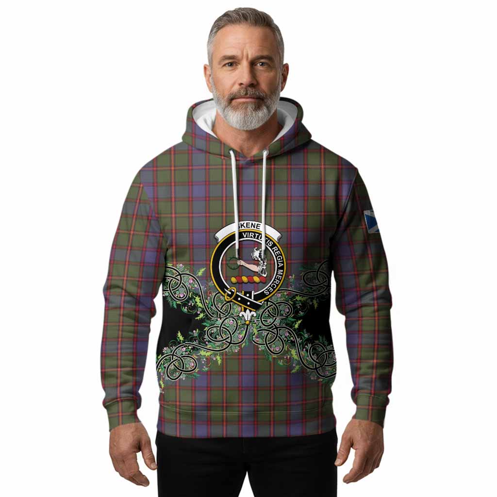 Skene Tartan Hoodie Thistle Scottish Spirit