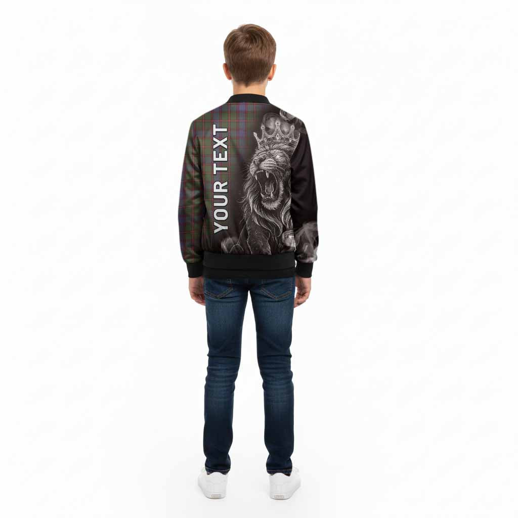 Skene Tartan Kid Bomber Jacket Roaring Lion Heritage