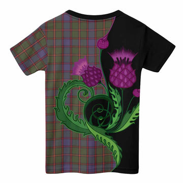 Skene Tartan Kid T-shirt Traditional Scottish Thistle