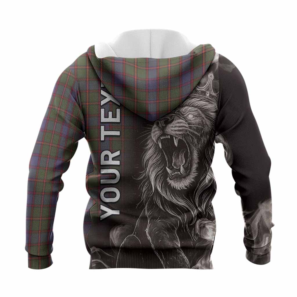 Skene Tartan Knitted Hoodie Roaring Lion Heritage