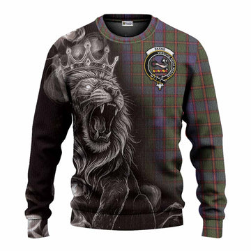 Skene Tartan Knitted Sweater Roaring Lion Heritage