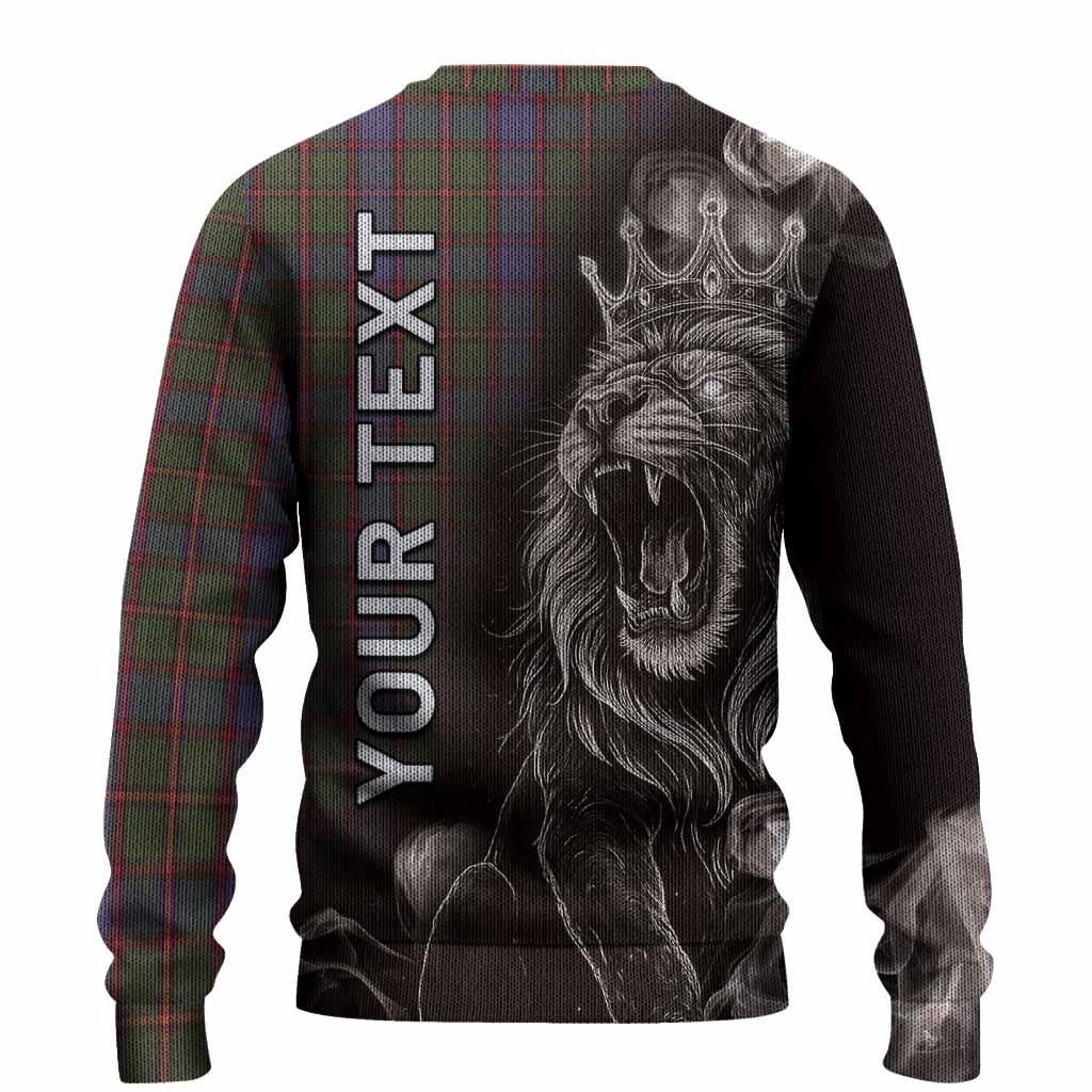Skene Tartan Knitted Sweater Roaring Lion Heritage