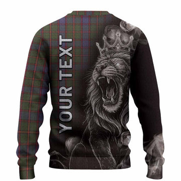 Skene Tartan Knitted Sweater Roaring Lion Heritage