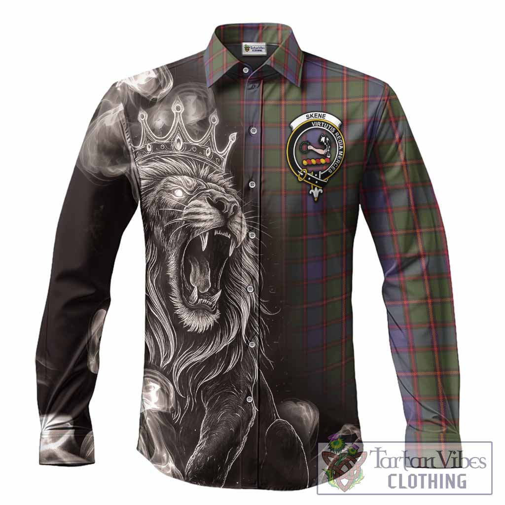 Skene Tartan Long Sleeve Button Shirts Roaring Lion Heritage