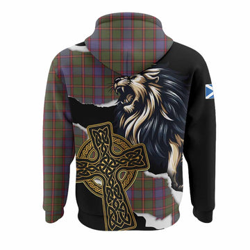 Skene Tartan Scottish Hoodie Lion Celtic Heritage