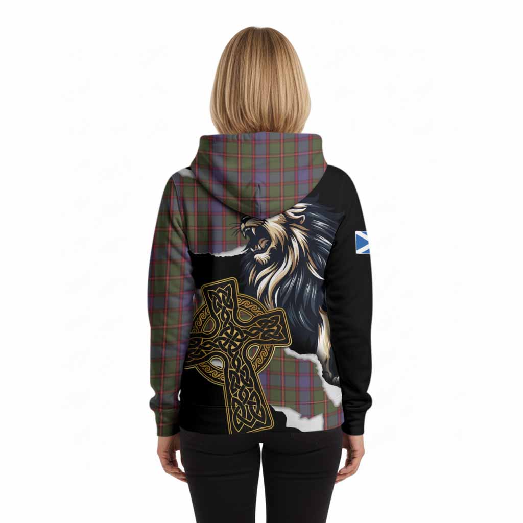 Skene Tartan Scottish Hoodie Lion Celtic Heritage