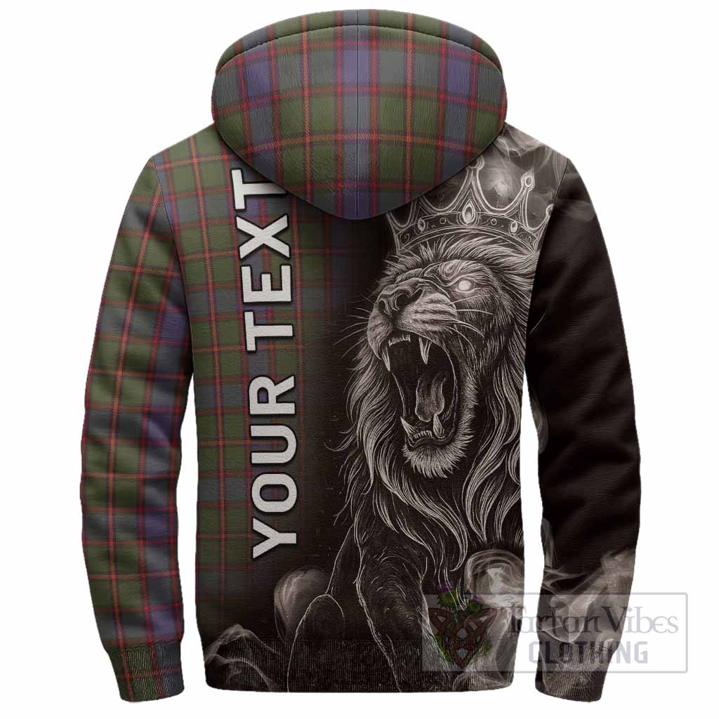 Skene Tartan Sherpa Hoodie Roaring Lion Heritage