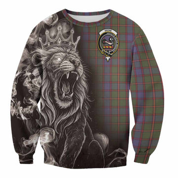 Skene Tartan Sweatshirt Roaring Lion Heritage
