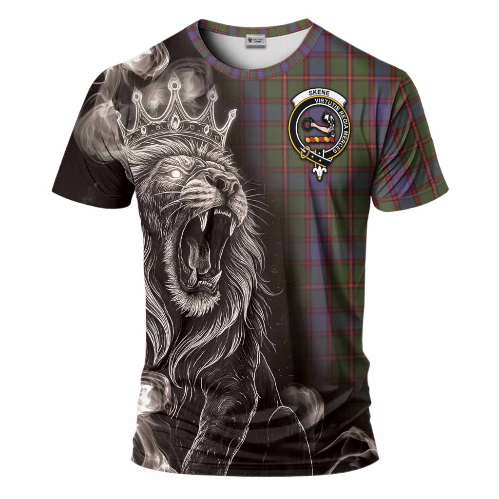 Skene Tartan T-Shirt Roaring Lion Heritage