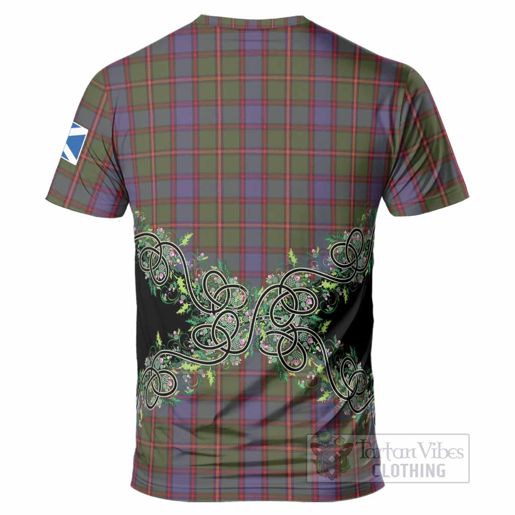Skene Tartan T-Shirt Thistle Scottish Spirit