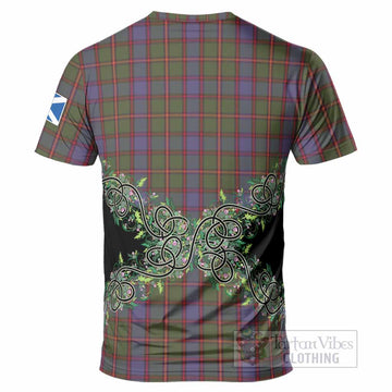 Skene Tartan T-Shirt Thistle Scottish Spirit