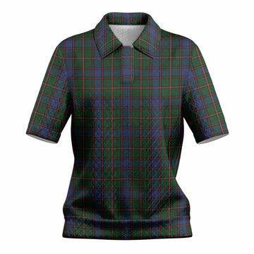 Skene Tartan Women’s Polo Sweater Top