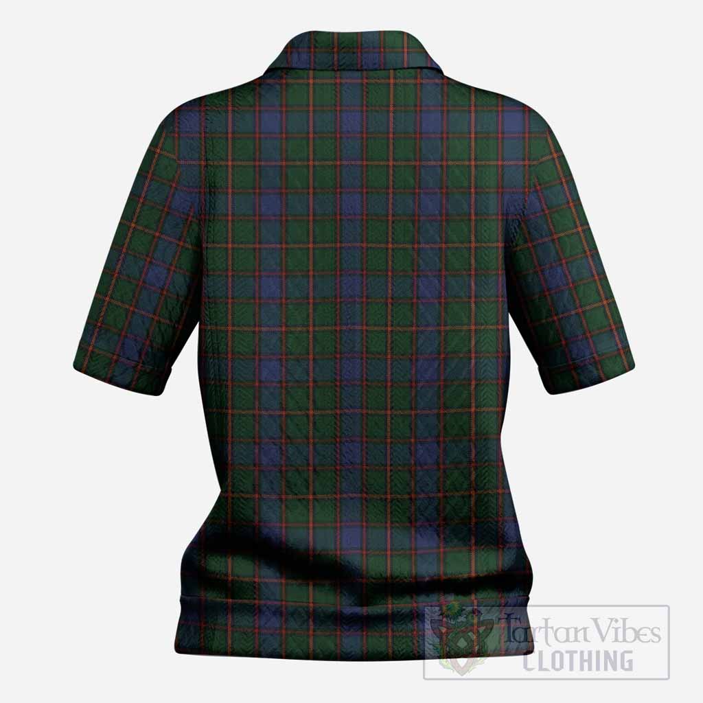Skene Tartan Women’s Polo Sweater Top