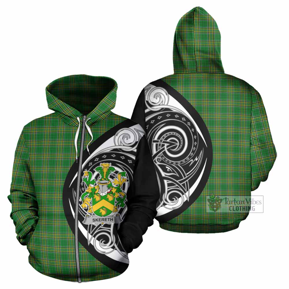 Skereth Irish Clan Hoodie Celtic Circle Style Zip Hoodie - Tartan Vibes Clothing