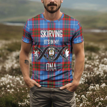 Skirving Tartan T-Shirt with Family Crest DNA In Me Style Kid's Shirt - Tartan Vibes Clothing