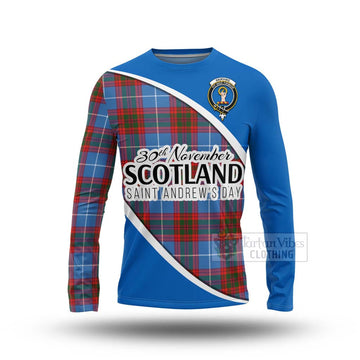 Skirving Family Crest Tartan Long Sleeve T-Shirt Celebrate Saint Andrew's Day in Style Unisex - Tartan Vibes Clothing