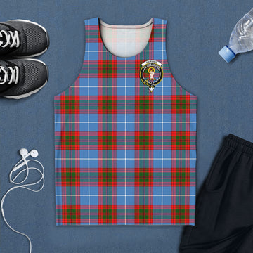Skirving Tartan Mens Tank Top with Family Crest 5XL - Tartan Vibes Clothing