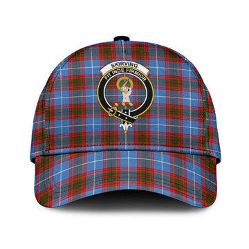 Skirving Tartan Classic Cap with Family Crest