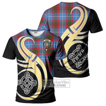 Skirving Tartan T-Shirt with Family Crest and Celtic Symbol Style Kid's Shirt - Tartan Vibes Clothing