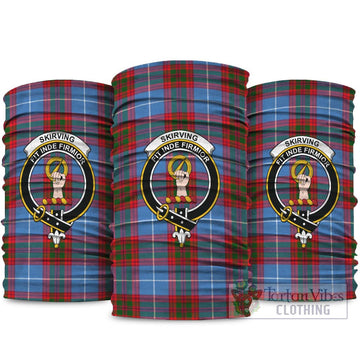 Skirving Tartan Neck Gaiters, Tartan Bandanas, Tartan Head Band with Family Crest package One Size - Tartan Vibes Clothing