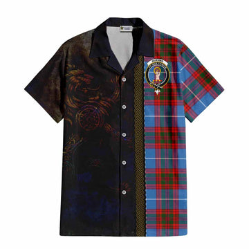 Skirving Tartan Family Crest Hawaiian Shirt Alba Gu Brath Be Brave Lion Ancient Style