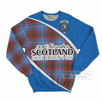 Skirving Family Crest Tartan Sweatshirt Celebrate Saint Andrew's Day in Style Unisex - Tartan Vibes Clothing