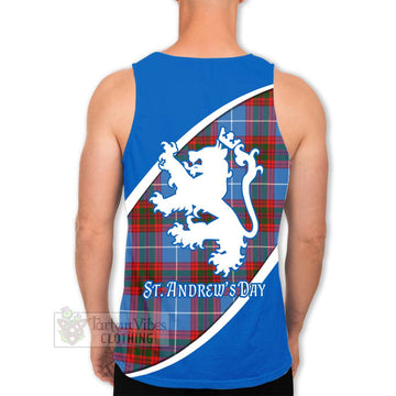 Skirving Family Crest Tartan Men's Tank Top Celebrate Saint Andrew's Day in Style - Tartan Vibes Clothing