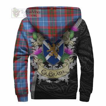 Skirving Tartan Family Crest Sherpa Hoodie Lion Rampant Royal Thistle Shield Celtic Inspired - Tartan Vibes Clothing