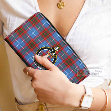 Tartan Vibes Clothing Skirving Tartan Women's Leather Wallet with Family Crest