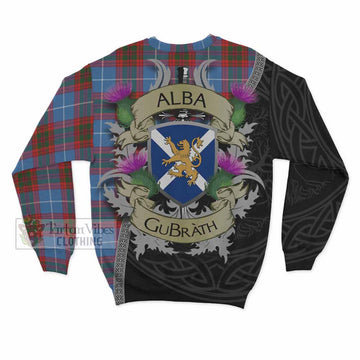 Skirving Tartan Family Crest Sweatshirt Lion Rampant Royal Thistle Shield Celtic Inspired - Tartan Vibes Clothing
