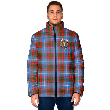 Skirving Tartan Padded Jacket with Family Crest
