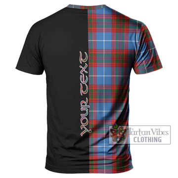 Skirving Tartan T-Shirt with Family Crest and Half Of Me Style - Tartan Vibes Clothing