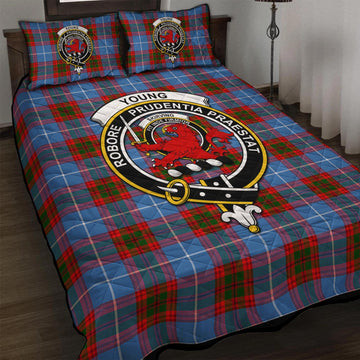 Skirving Tartan Quilt Bed Set with Family Crest - Tartan Vibes Clothing