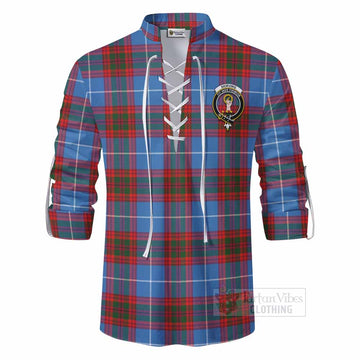 Skirving Tartan Ghillie Kilt Shirt with Family Crest DNA In Me Style - Tartan Vibes Clothing