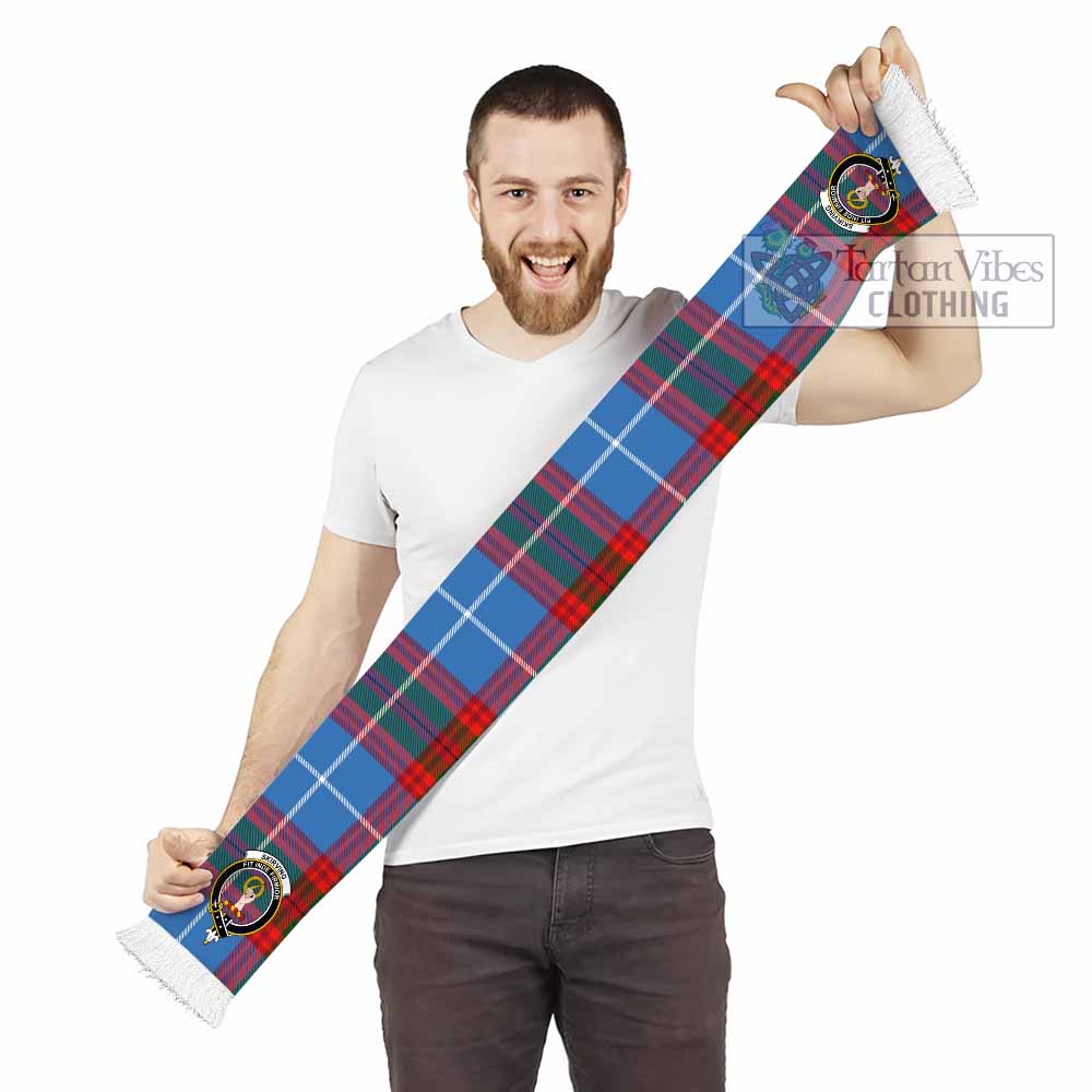 Skirving Tartan Ruffneck Scarf with Family Crest - Tartan Vibes Clothing