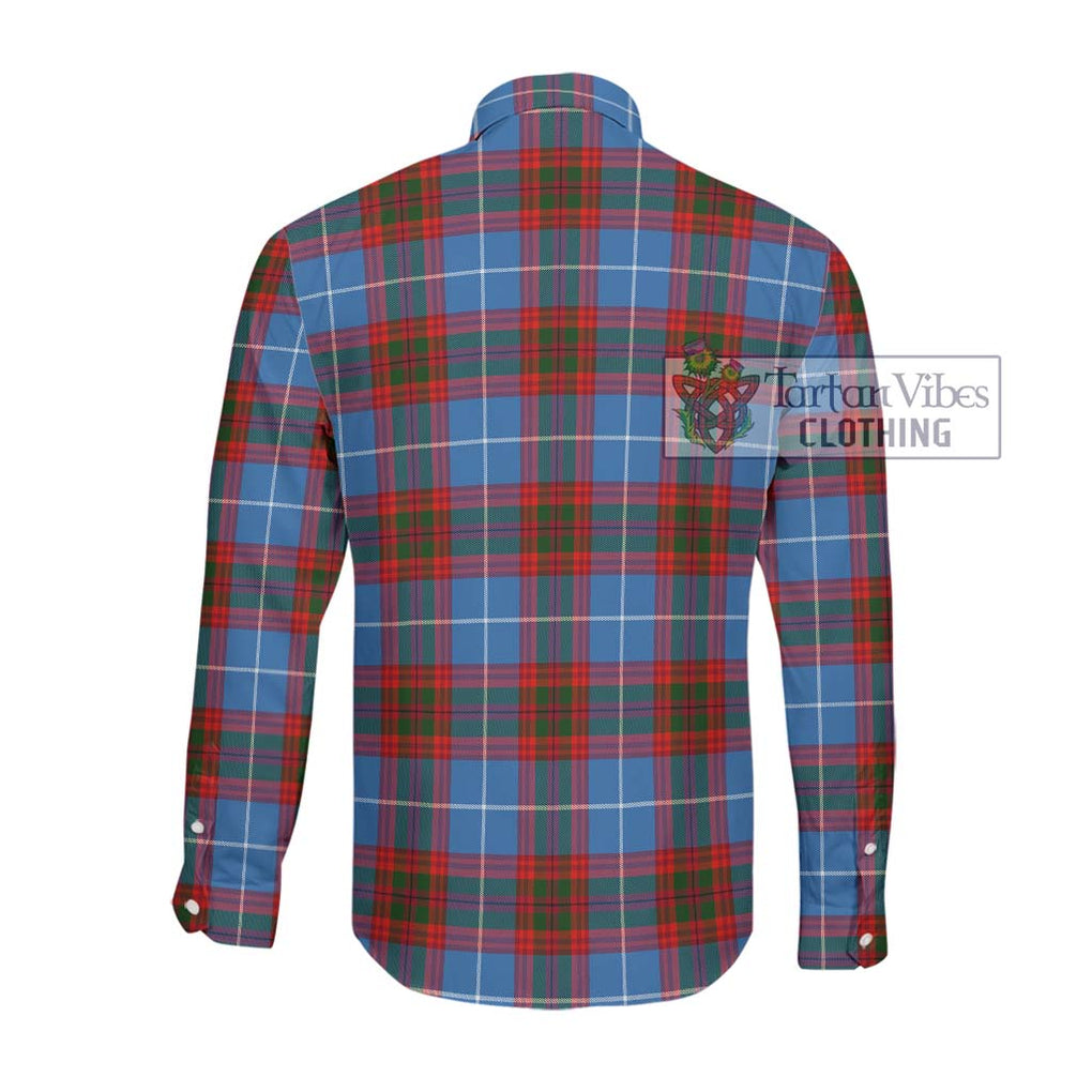 Skirving Tartan Long Sleeve Button Shirt with Family Crest DNA In Me Style - Tartanvibesclothing Shop