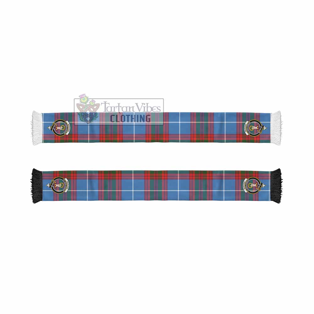Skirving Tartan Ruffneck Scarf with Family Crest - Tartan Vibes Clothing