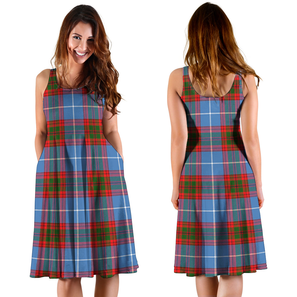 Skirving Tartan Sleeveless Midi Womens Dress - Tartan Vibes Clothing